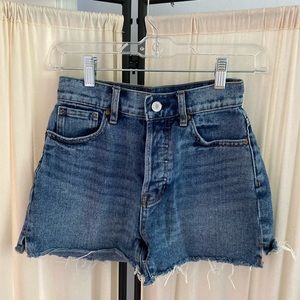 Pacsun high rise denim shorts
